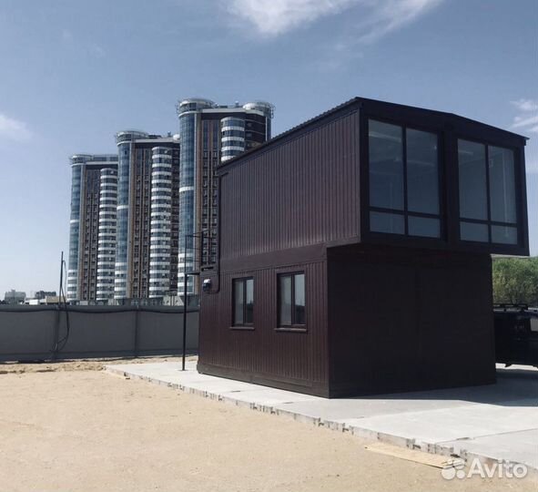 Модульное здание из бытовок/ блок контейнер