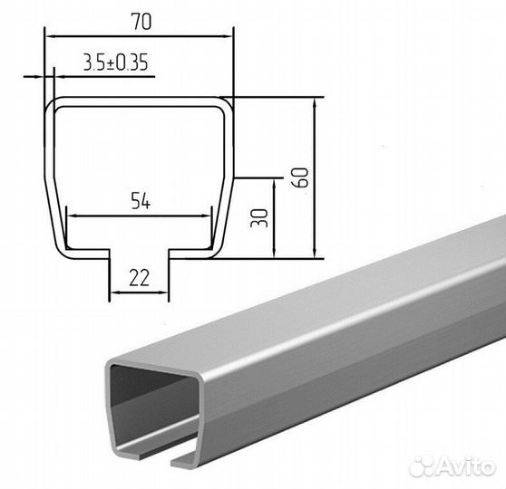 Откатные ворота 4х2 Т-профиль+автоматика Home Gate