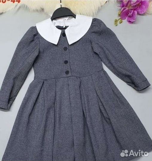 Платье школьное 8-9лет