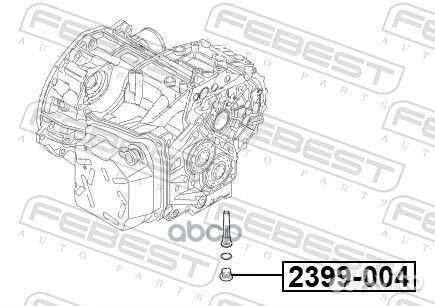 Пробка сливная масляного картера 2399004 Febest