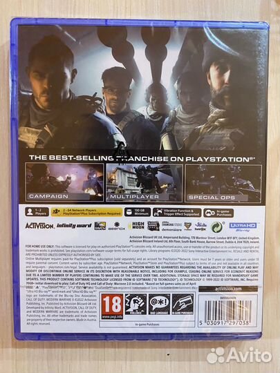 Call of Duty Modern Warfare 2 PS5 Новый Диск