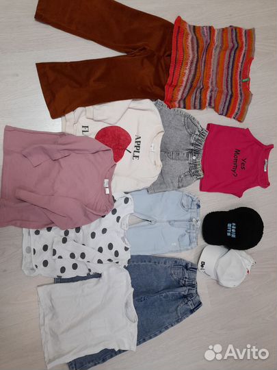 Детские вещи пакетом для девочки 110