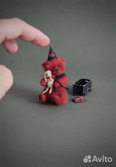 Мишка Тедди игрушка миниатюра коллекционная