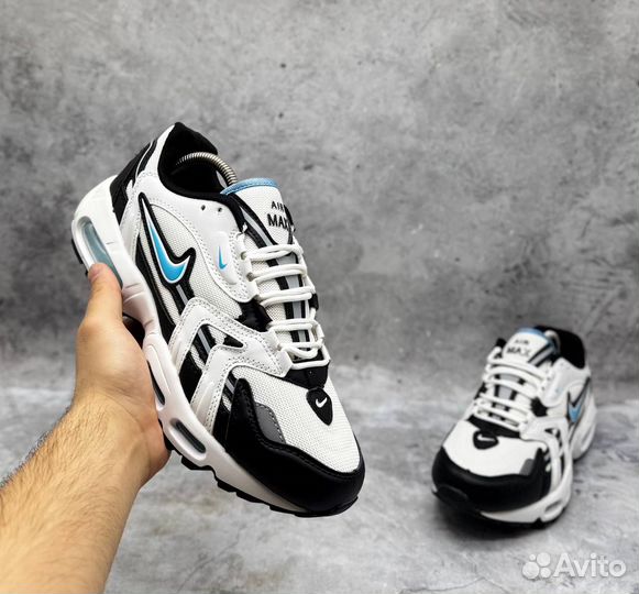 Мужские кроссовки Nike air Max 96 белые