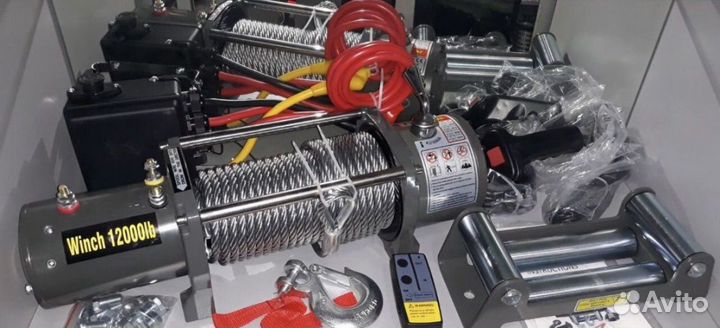 Лебедка electric winch 12000/12v сталь-5500 тон