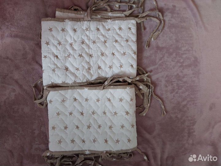 Матрасик и бортик в кроватку