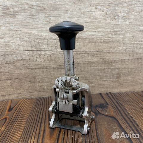 Печатный Инструмент Кондуктора СССР Клеймо Ретро