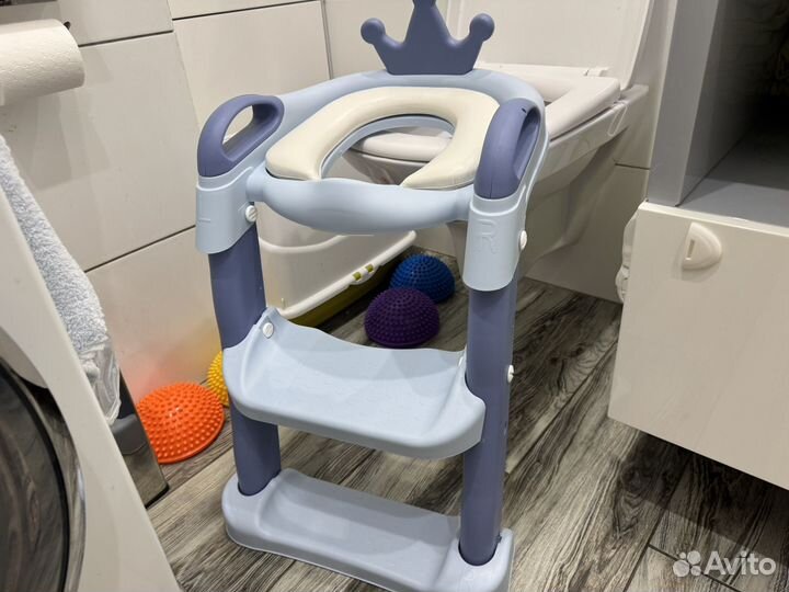 Сидение для унитаза детское с лестницей