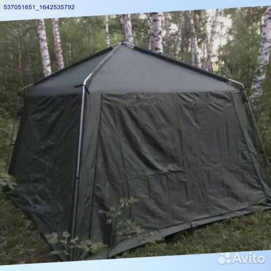 Летняя кухня, шатёр 1688 с козырьком (Арт.67110)