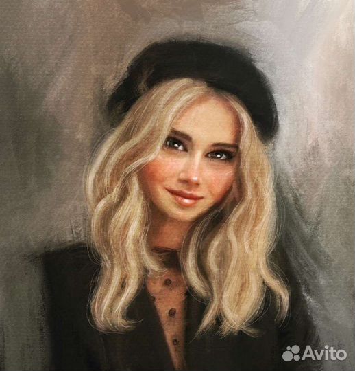 Портрет по фото арт аватарка картина в подарок