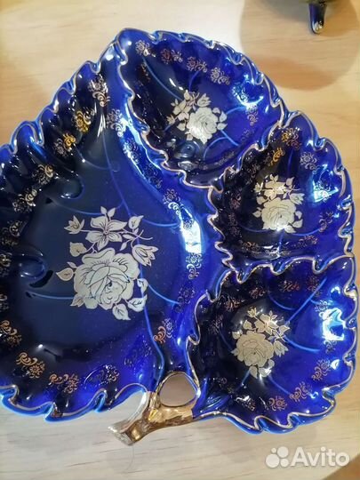 Чешский фарфор кобальт