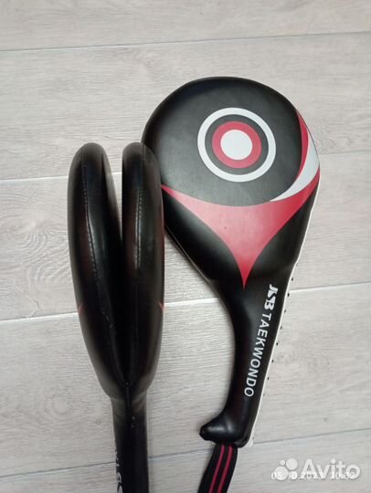 Ракетка хлопушка лапа для тхэквондо двойная