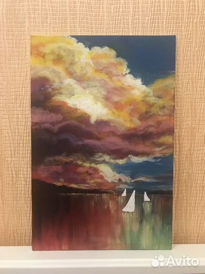 Картина морской закат