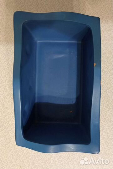 Кашпо керамическое прямоугольное с декором