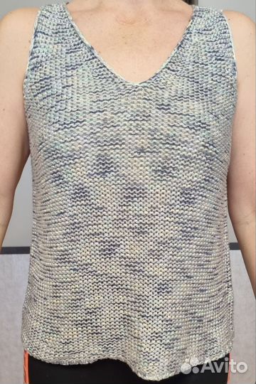 Вязаная майка разм 44