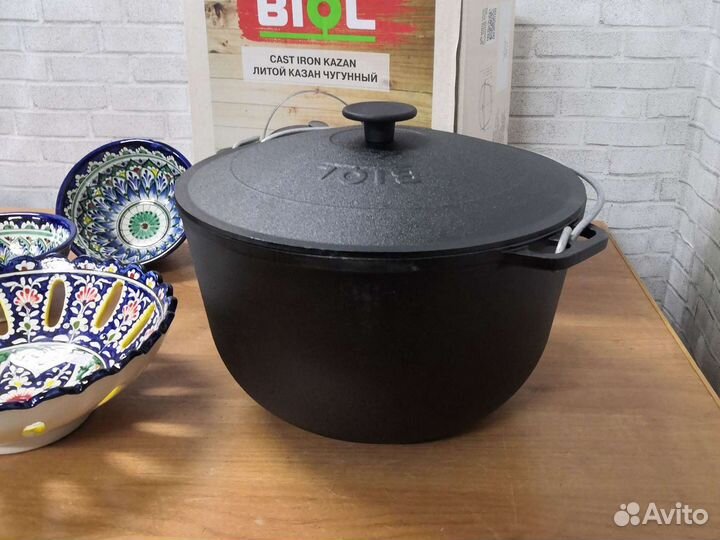 Казан чугунный 8л (для любых плит)