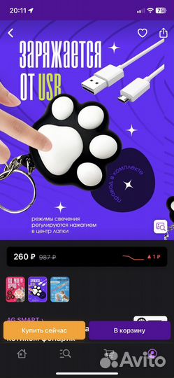 Бредок, фонарик для игр с кошками и собачками