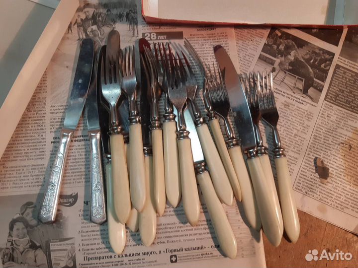 Вилки ножи СССР