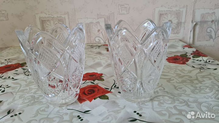 Хрустальная конфетница цена указана за шт