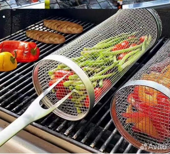 Решетка для гриля, мангала, барбекю нержавейка