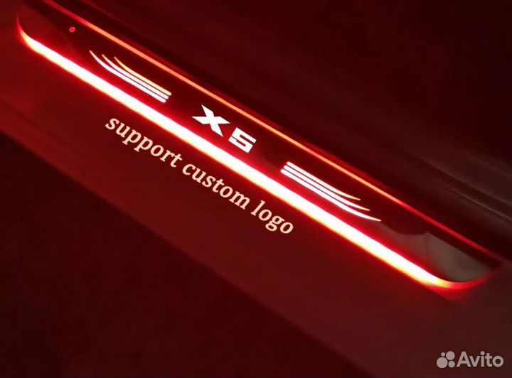 Светодиодные Led накладки на пороги BMW X5 E53,E70