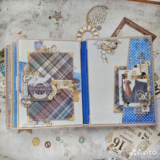 Мужской стильный фотоальбом