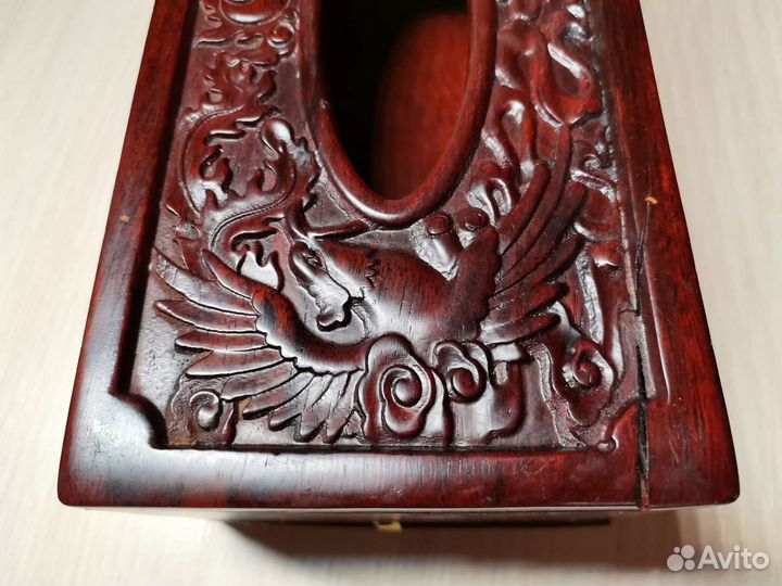 Салфетница деревянная (треснутая)