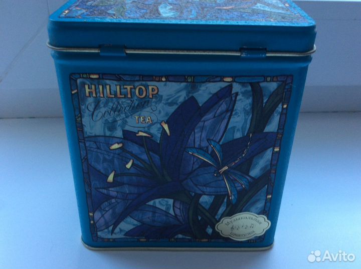 Музыкальная металическая шкатулка