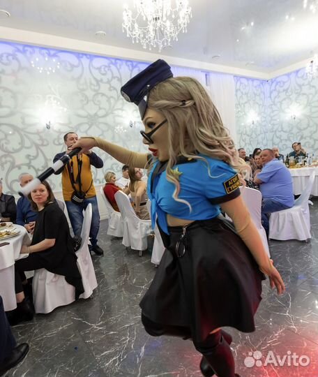 Ростовая кукла стриптизерша сюрприз для мужчин