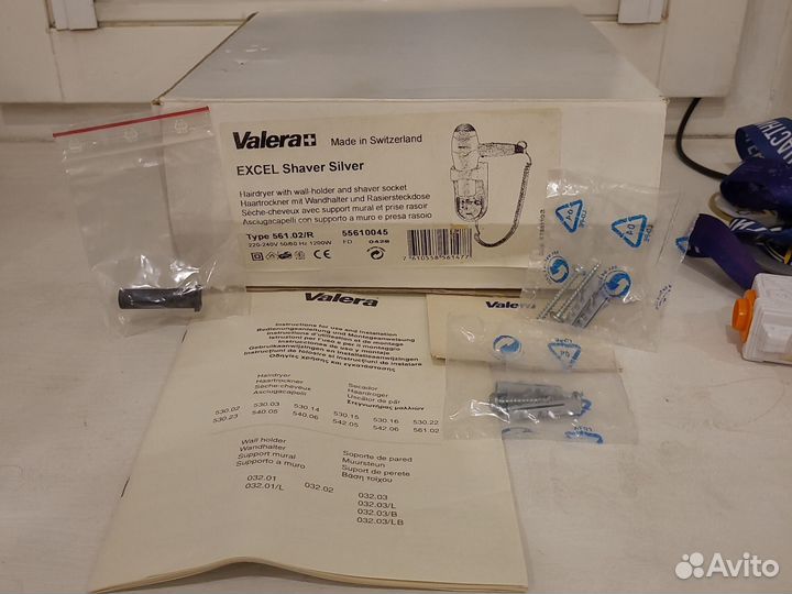Фен настенный Valera excel Shaver Silver