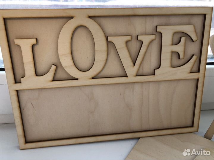 Деревянные основы заготовки для творчества