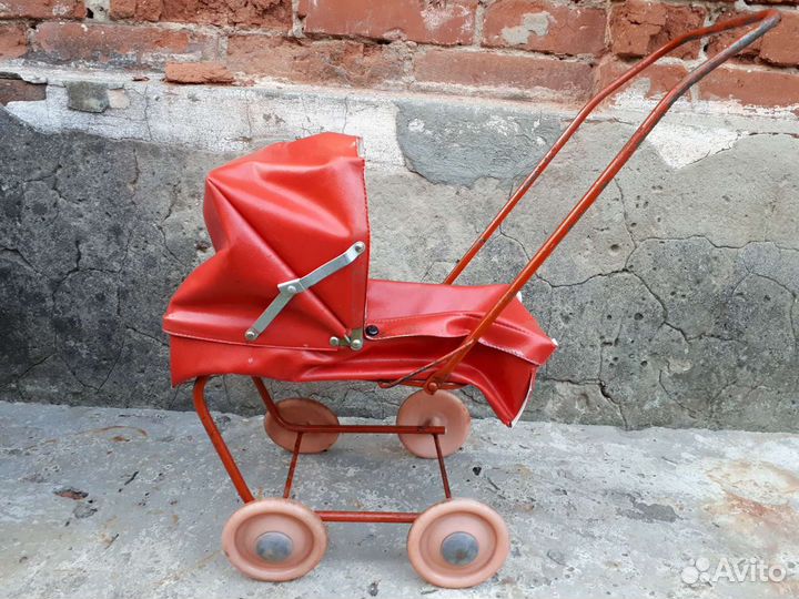 Игрушка, коляска для кукол, винтаж