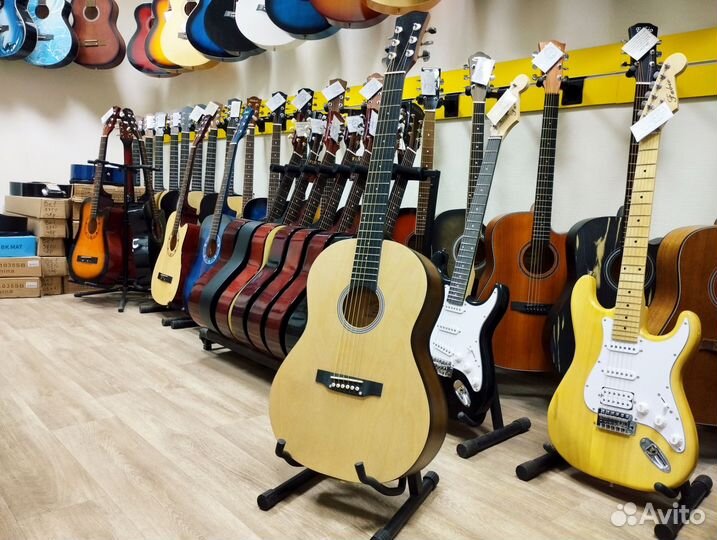 Новая гитара с широким грифом (Россия)