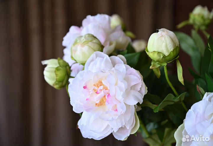 Искусственные цветы Пион