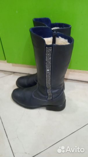 Сапоги для девочки зимние р.34-35