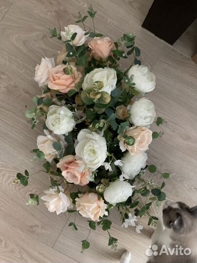 Украшения на свадебный стол