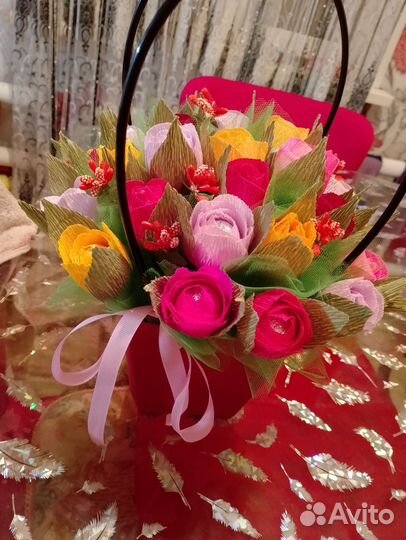 Искусственные цветы букеты