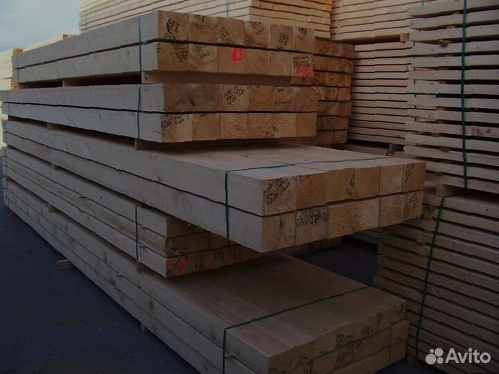 Брус из сосны для строительства