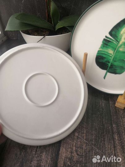 Тарелка Ботаника. Пальмовый лист