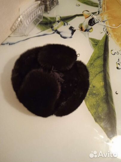 Норковая шапка мужская