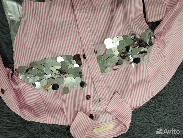 Платье-рубашка для девочки