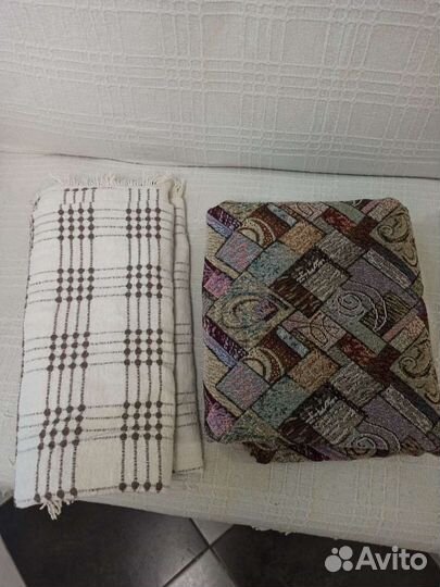 Плед цветной, коврики хлопок