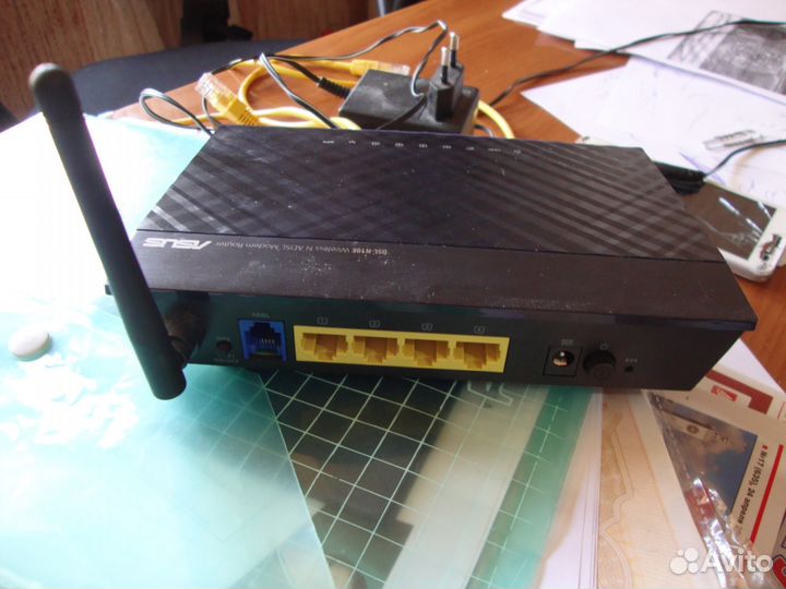 Asus-N10E adsl Modem Router. Модем роутер Асус