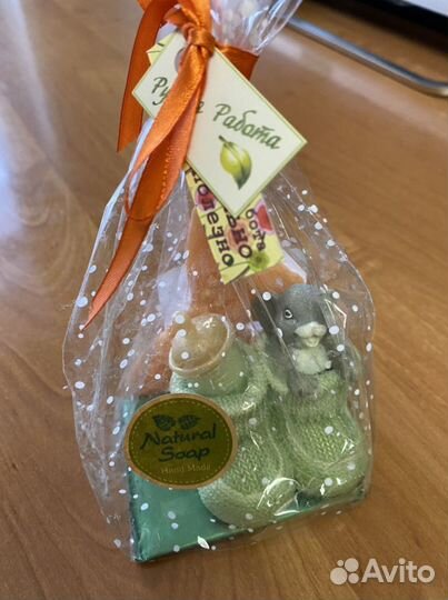 Мыло ручной работы новый