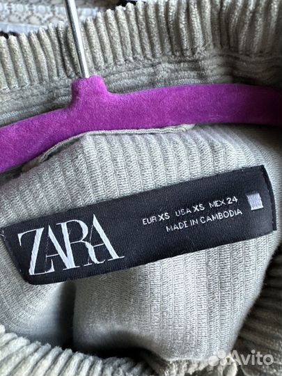 Вельветовая рубашка Zara