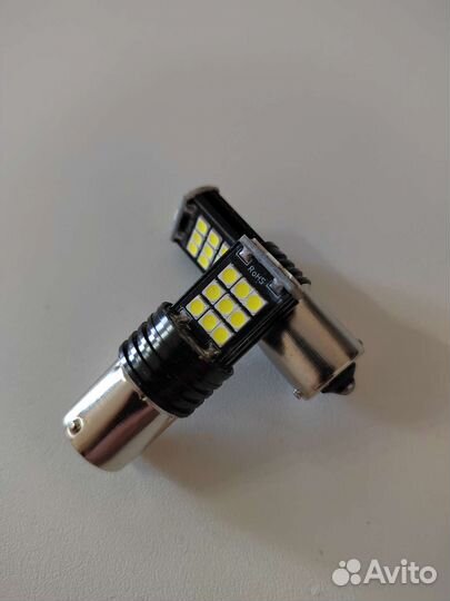Светодиодные лампы P21W 2шт
