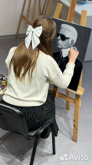 Портрет на заказ по фото маслом