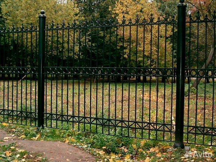 Заборы для парка в Гатчине