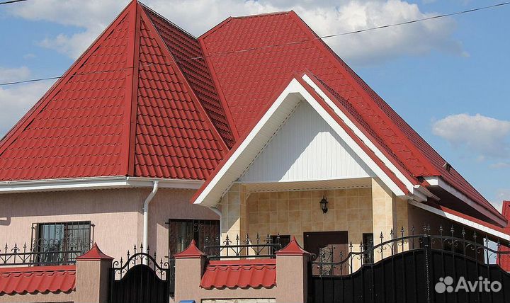 Металлочерепица кровельный материал