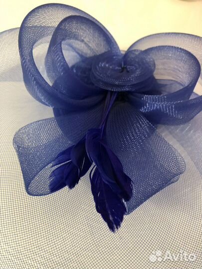 Шляпка вуалетка + галстук-бабочка